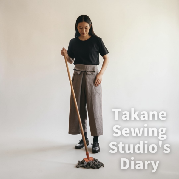 この分厚い生地でパンツなんて出来るのでしょうか？半信半疑で製作中！