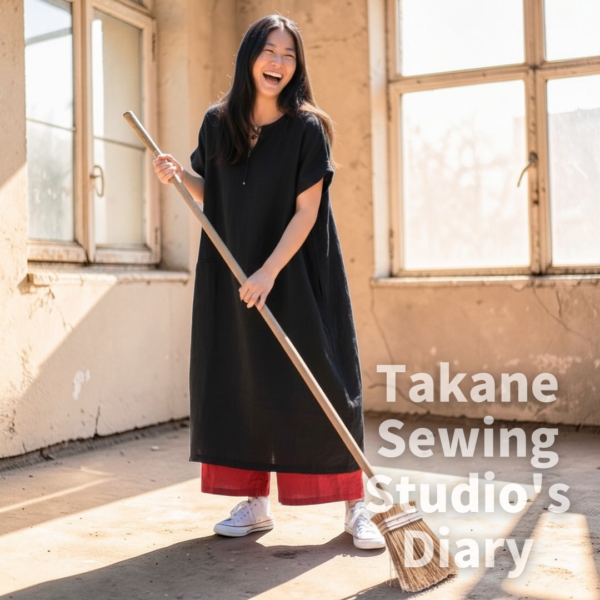 お客様よりのご注文品が完成しました。タイパンツのロングです。