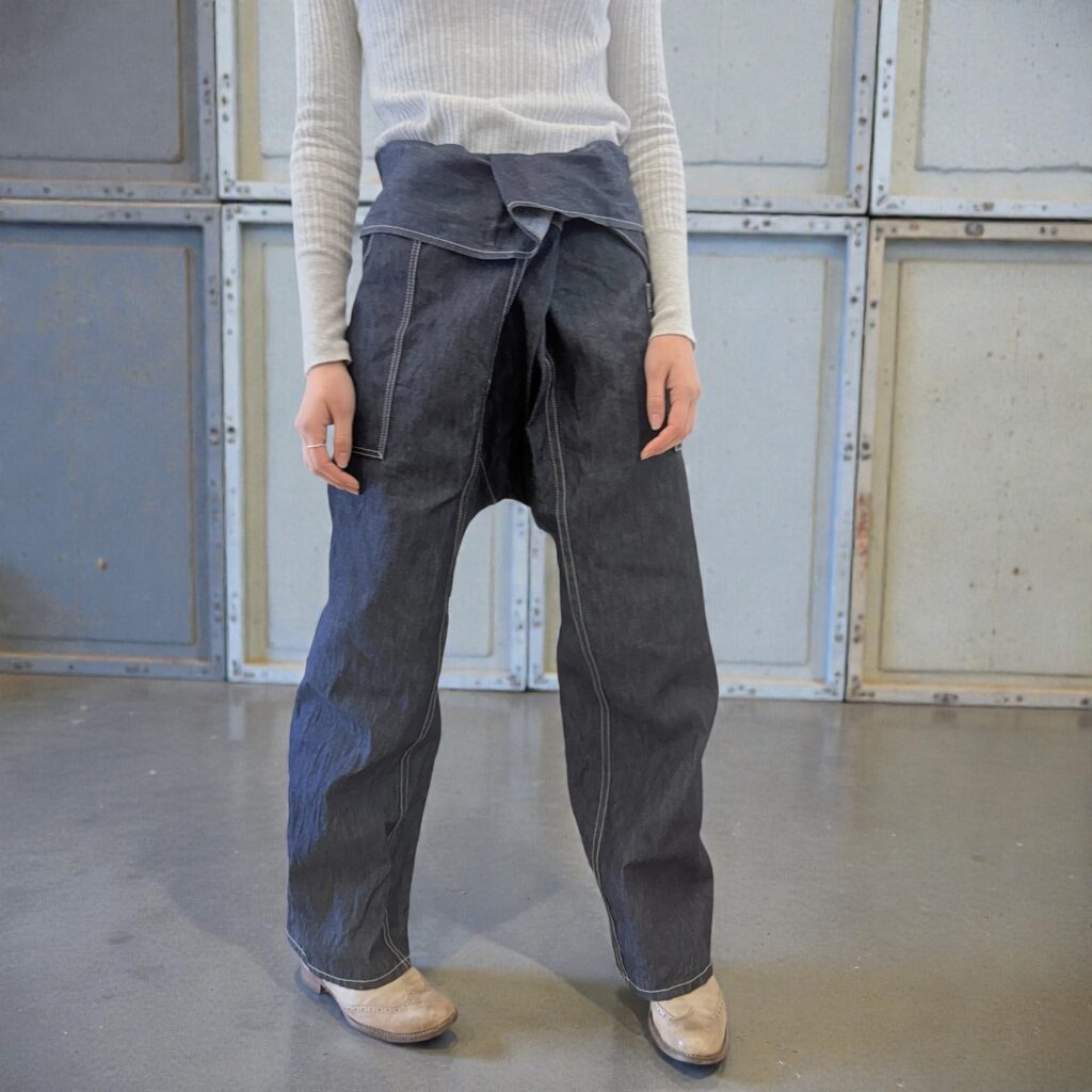 Takane Sewing Studio デニムタイパンツ