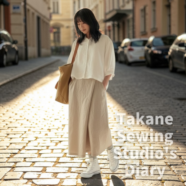 イタリアンヘンプの最初の１枚が、仕上がりました。