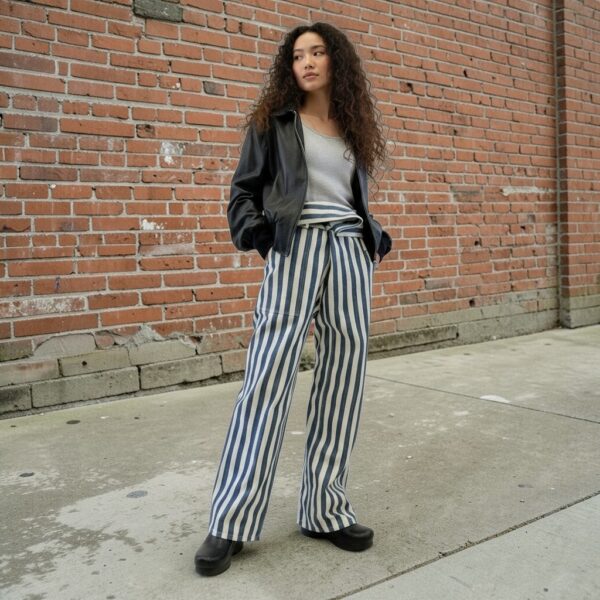 「私が作りたい 20の とっておき」苦労の甲斐があり、過去イチ分厚い生地でタイパンツを作りました。